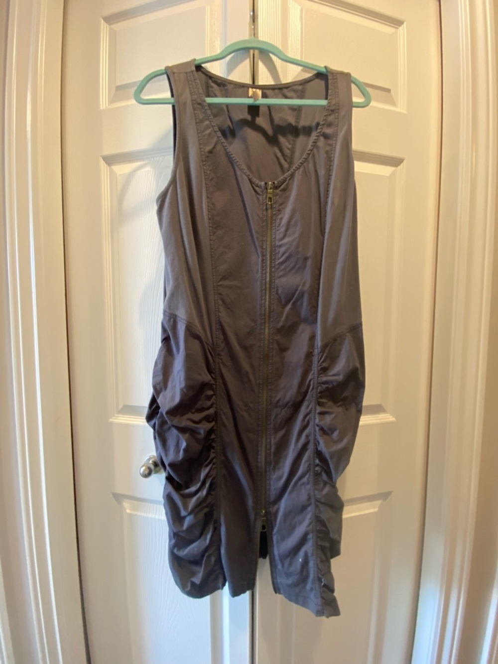 XCVI  Grey Dress with Center Zip